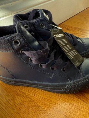 Converse Kids  Navy and Blue Trainers